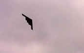 stealth bomber overhead