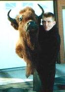 bryan with buffalo head