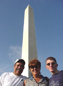 lee, pam + bryan at washington monument