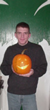 bryan with pumpkin