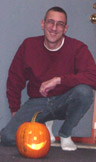 tony with pumpkin