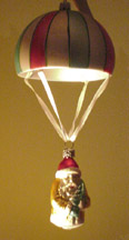 parachute santa