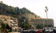 castle hill in nice - and no, we didn't climb it