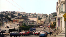 long view of castro street