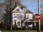 yes, this house is purple