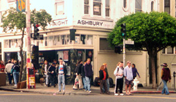 tony at the corner of haight and ashbury streets