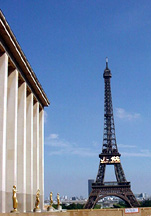 the side showing the millenium clock