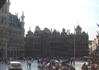 grand place in brussels near the hotel