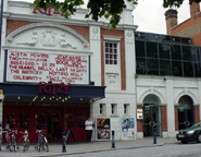 the ritzy is a movie theatre and cafe - note the gay movie