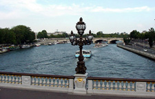 looking down the seine