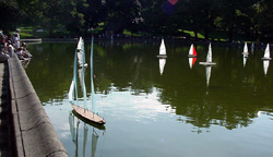 sailboats in central park