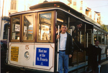 bryan on cable car